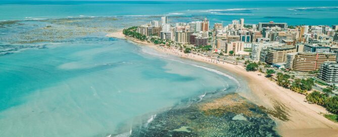 praia de Ponta Verde em Maceió